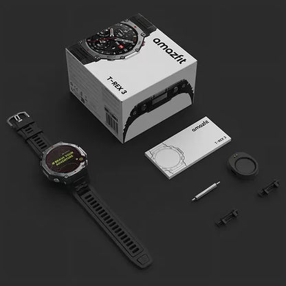 Amazfit T-Rex 3 – Resistente, Tecnológico e Pronto para Qualquer Desafio! - Dalupsu 