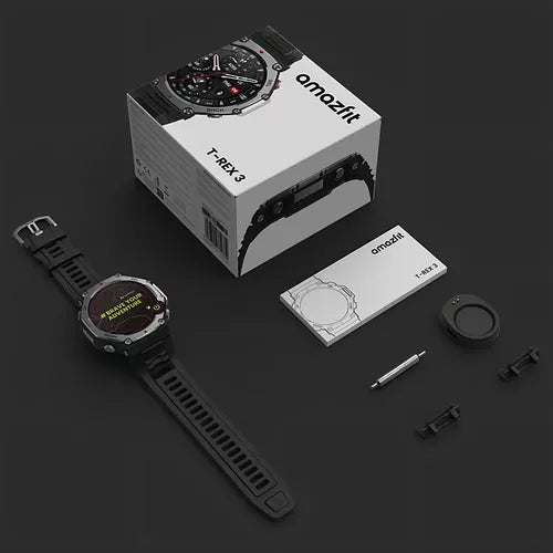 Amazfit T-Rex 3 – Resistente, Tecnológico e Pronto para Qualquer Desafio! - Dalupsu 