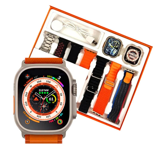 SmartWatch Ultra S9 + 7 Pulseiras - Dalupsu 