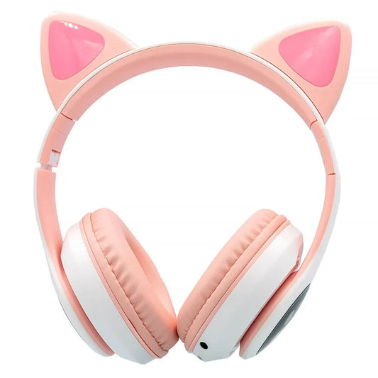Fone Gatinho Sem Fio Com Led - Dalupsu 
